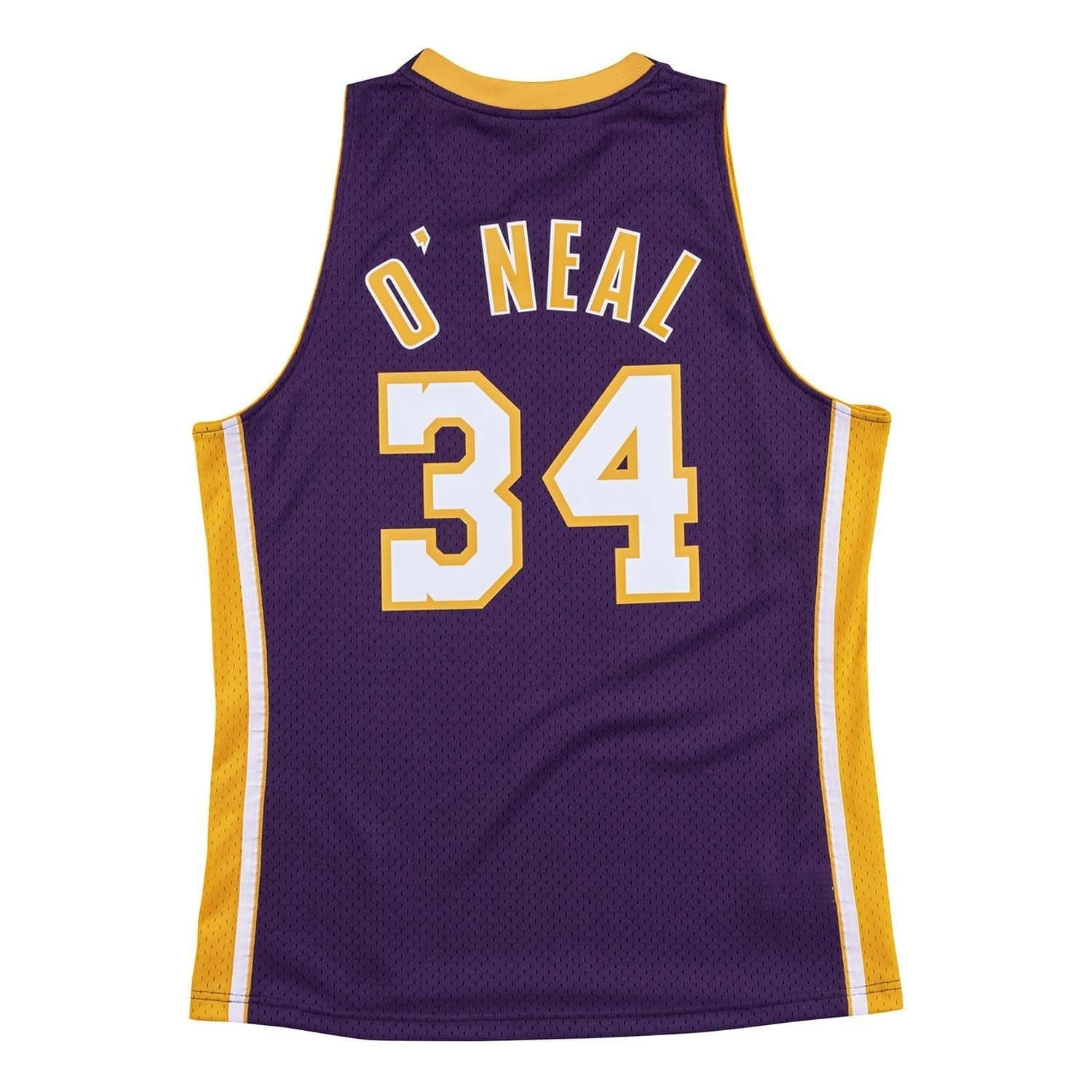 Shaq O'Neal #34 Los Angeles Lakers 1999-2000 Swingman NBA Jersey Purple thumbnail 2