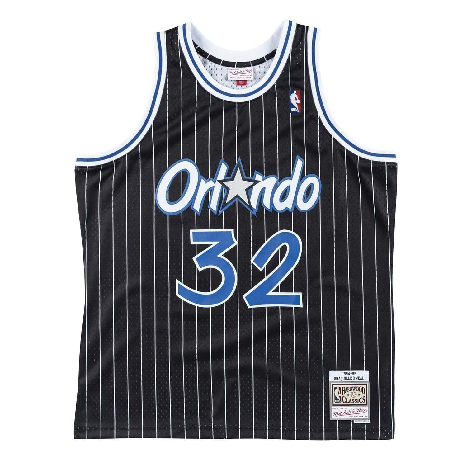 Shaq O'Neal #32 Orlando Magic 1994-95 Swingman NBA Jersey Black — view 1