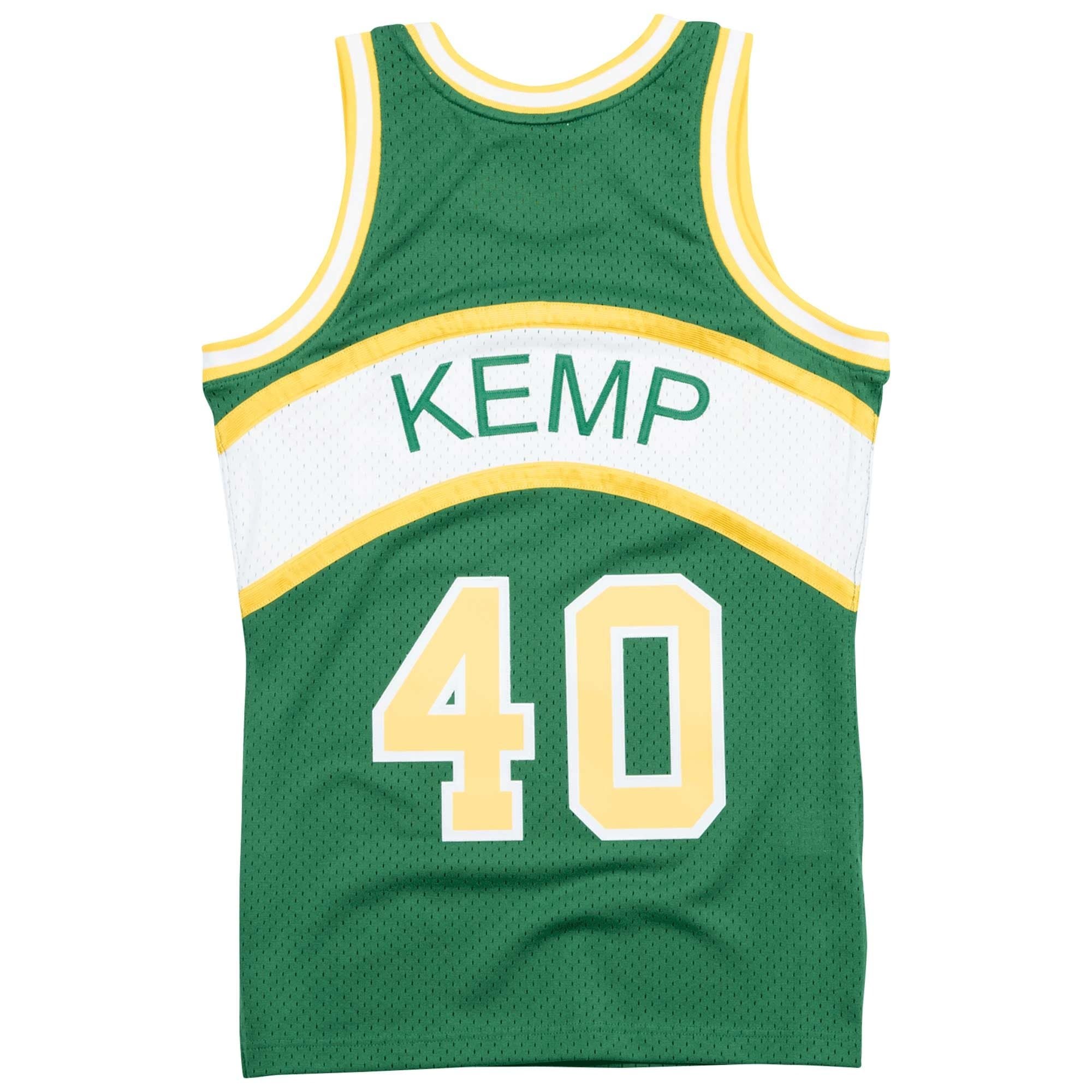 Shawn Kemp #40 Seattle SuperSonics 1994-95 Swingman NBA Jersey Green thumbnail 2