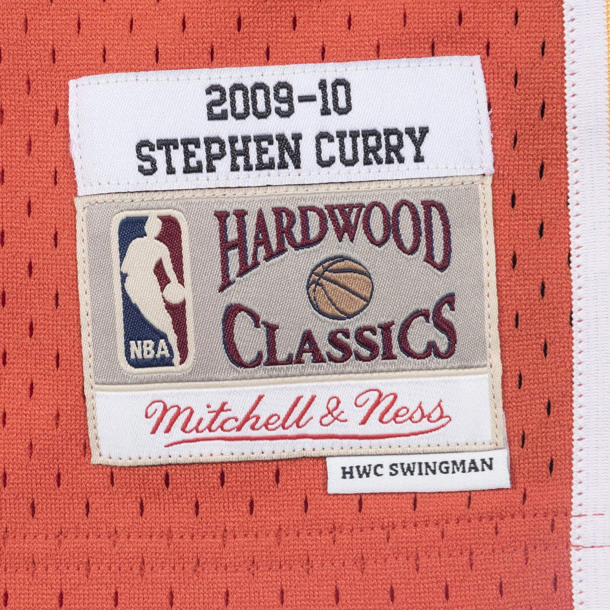 Stephen Curry #30 Golden State Warriors 1993-94 Swingman NBA Jersey Orange thumbnail 3