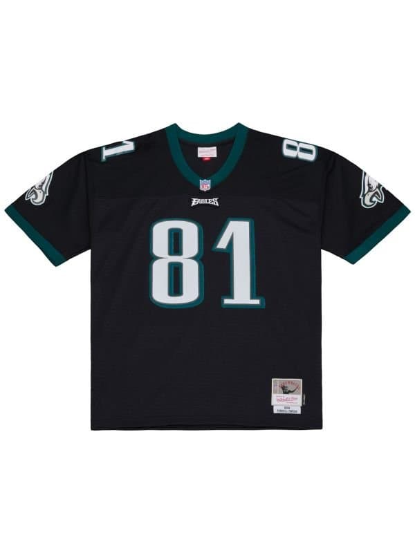 Terrell Owens #81 Philadelphia Eagles 2004 Legacy Throwback NFL Jersey Black thumbnail 2