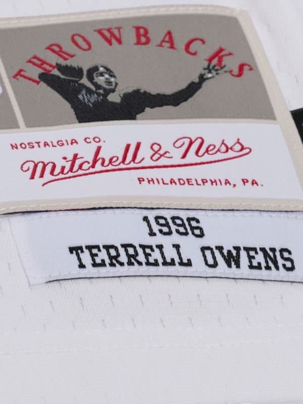 Terrell Owens #81 San Francisco 49ers 1996 Legacy Throwback NFL Jersey White thumbnail 3