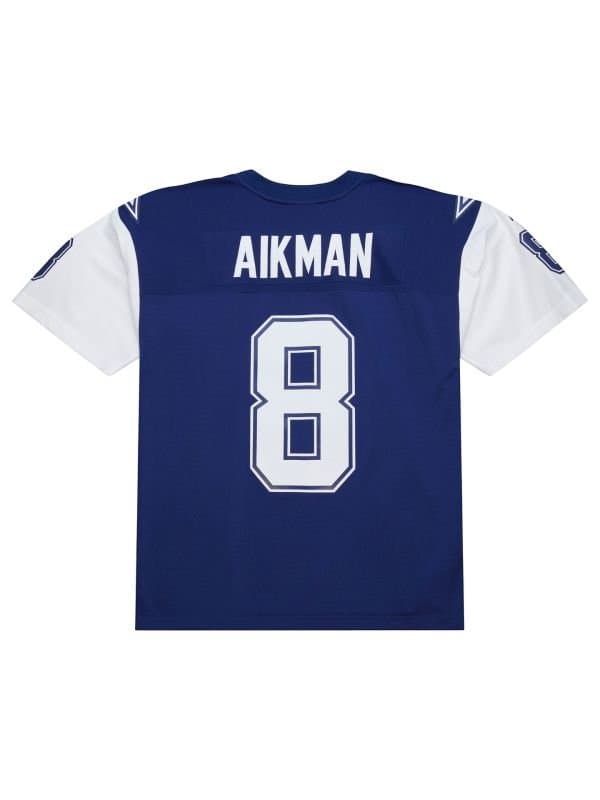 Troy Aikman #8 Dallas Cowboys 1995 Legacy Super Bowl XXX NFL Jersey Navy thumbnail 2