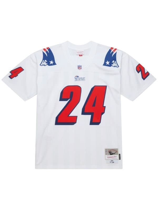 Ty Law #24 New England Patriots 1995 Legacy NFL Jersey White thumbnail 2