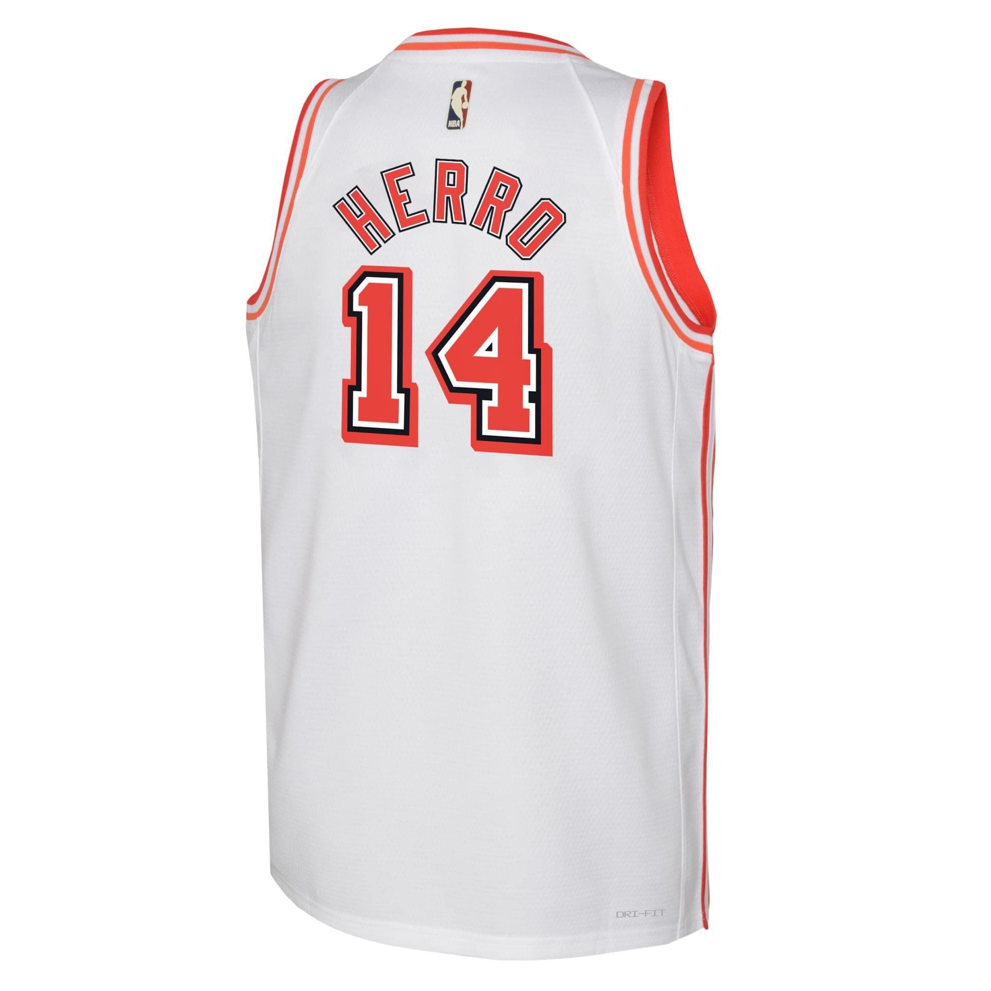 Tyler Herro #14 Miami Heat Hardwood Classics Nike Swingman NBA Jersey (YOUTH) thumbnail 3