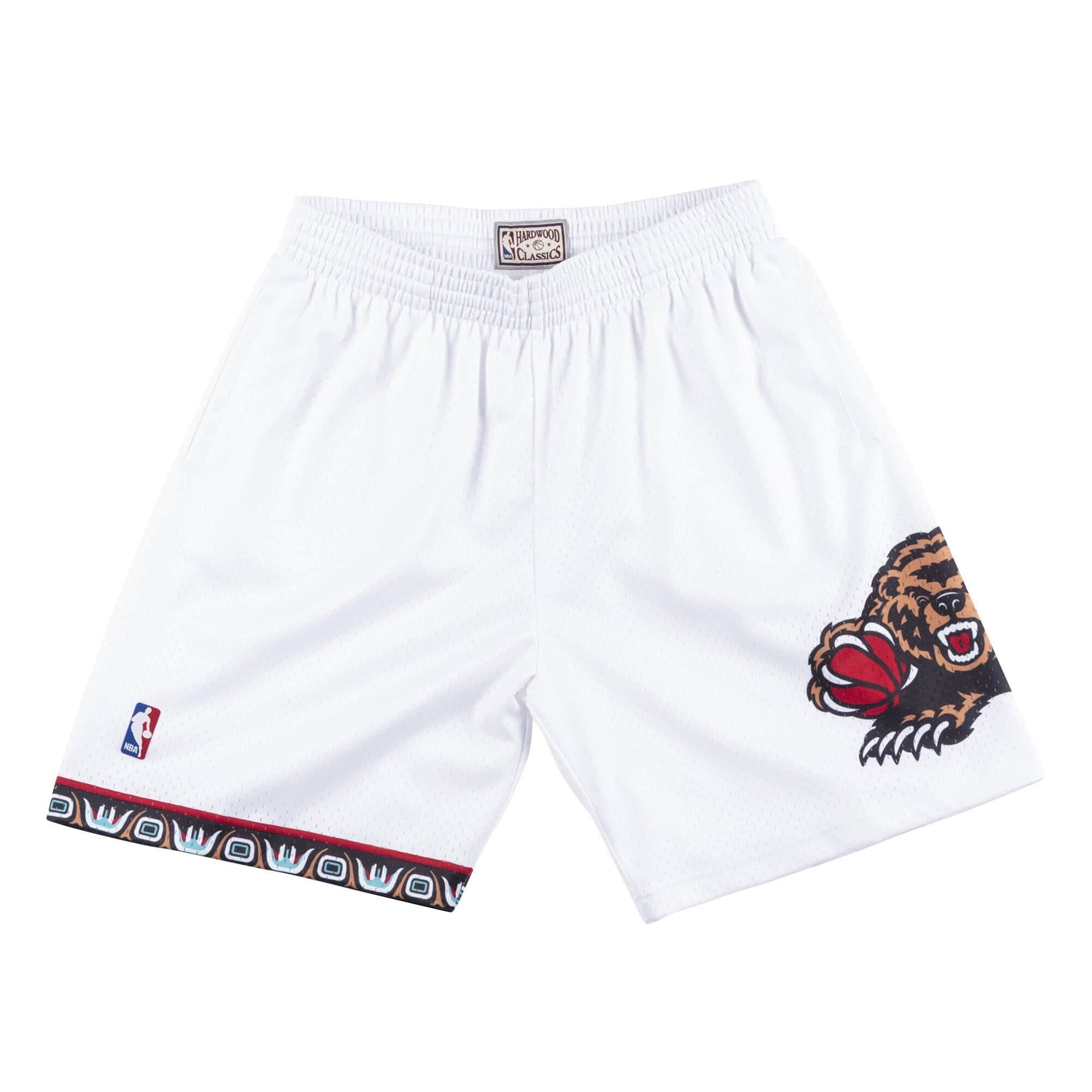 Vancouver Grizzlies 1998-99 Mitchell & Ness Swingman NBA Shorts White — view 1