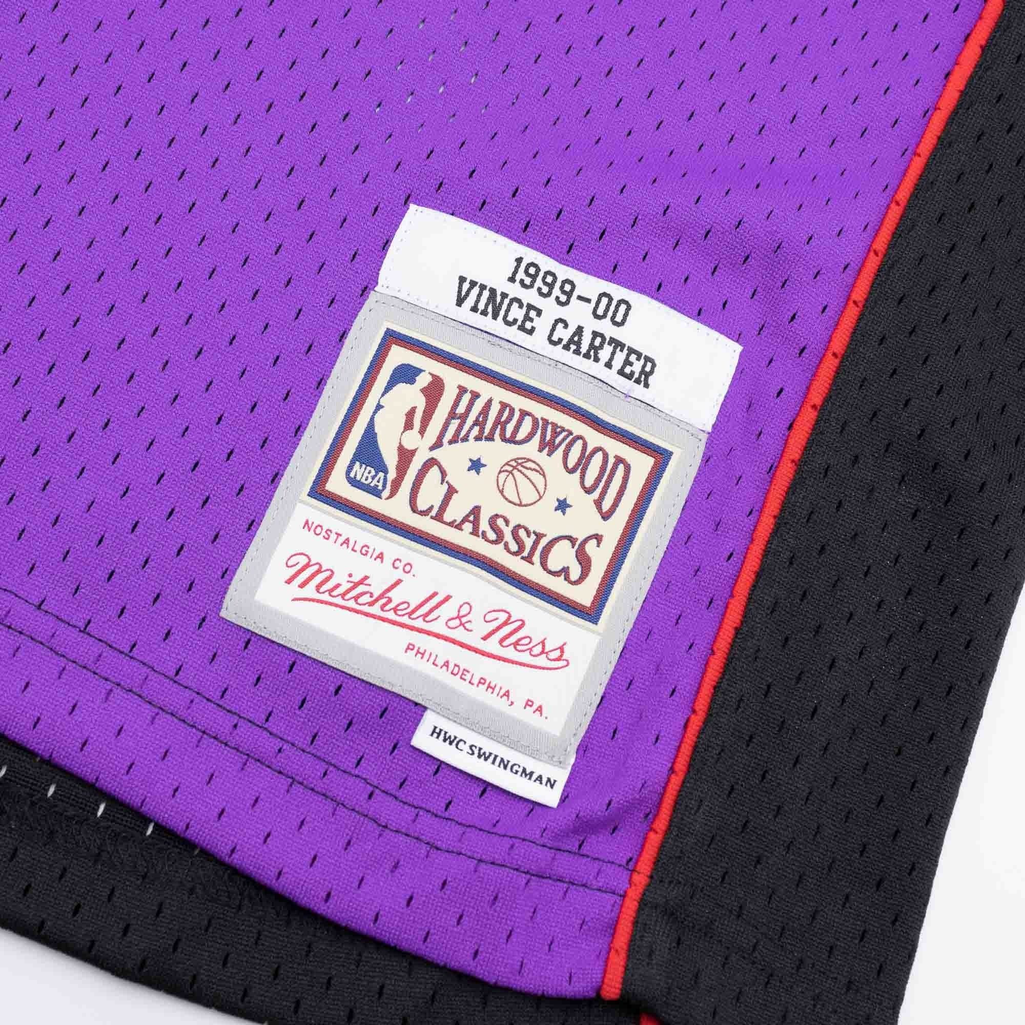 Vince Carter #15 Toronto Raptors 1999-00 Swingman NBA Jersey Purple/Black thumbnail 3