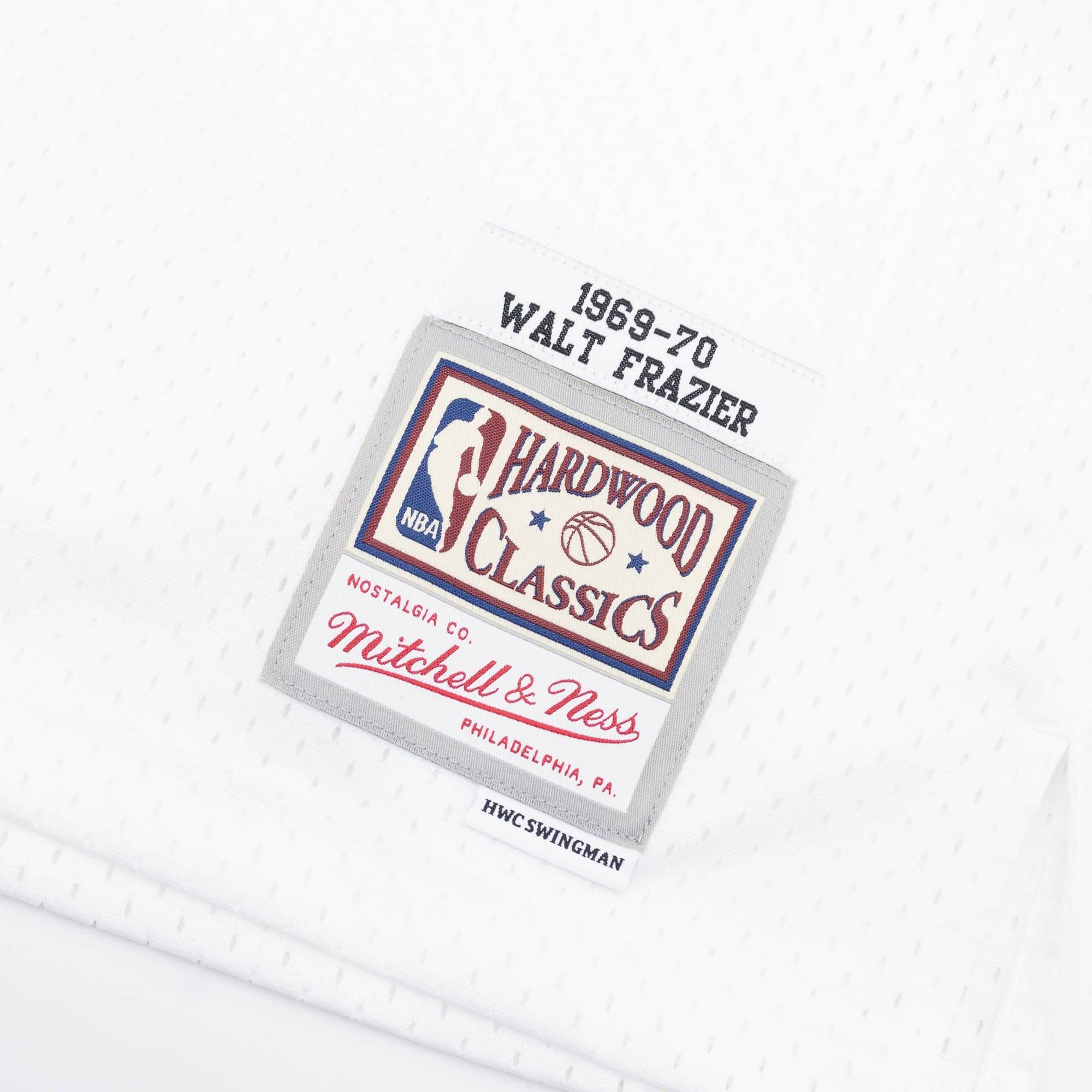 Walt Frazier #10 New York Knicks 1969-70 Swingman NBA Jersey White thumbnail 3