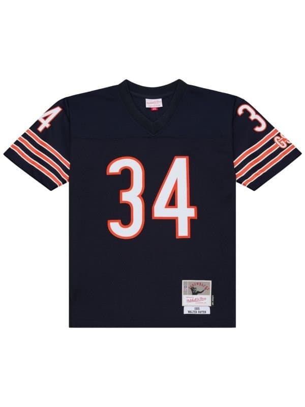 Walter Payton #34 Chicago Bears 1985 Legacy Throwback NFL Jersey Navy thumbnail 2