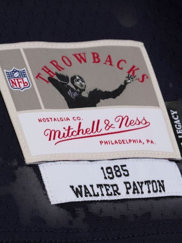 Walter Payton #34 Chicago Bears 1985 Legacy Throwback NFL Jersey Navy thumbnail 3
