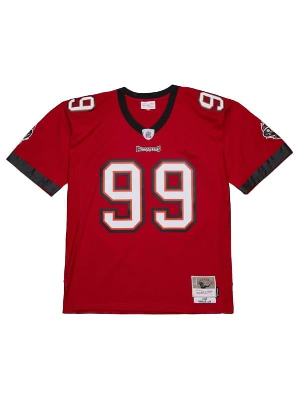 Warren Sapp #99 Tampa Bay Buccaneers 2002 Legacy Throwback NFL Jersey Red thumbnail 2
