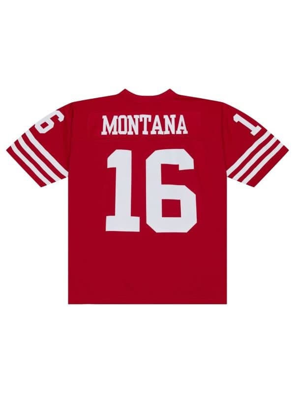 Joe Montana #16 San Francisco 49ers 1990 Legacy Throwback NFL Jersey Red